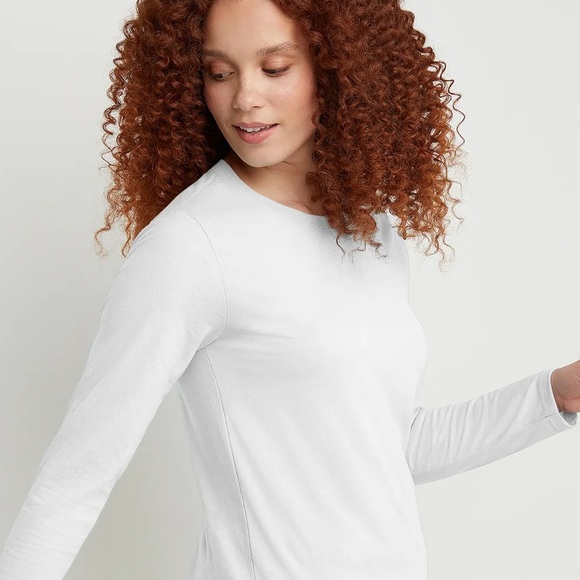 Hanes Women's Tri-Blend Long-Sleeve T-Shirts - Set of 3 - Picture 2 of 9